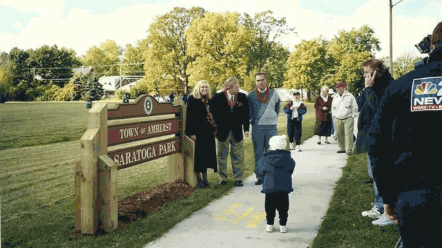 Dedication of Saratoga Park